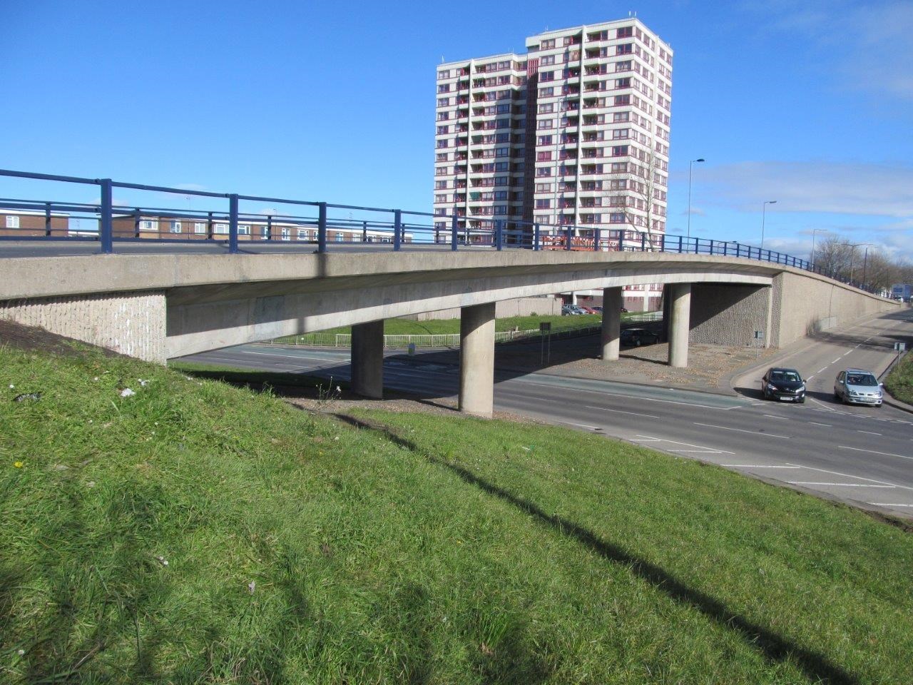 A flyover bridge in Balby.